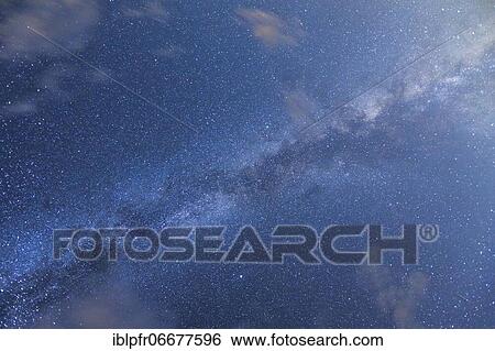 Starry sky with milky way, Switzerland, Europe View Large Photo Image Stock Photograph - Starry sky with milky way, Switzerland, Europe. Fotosearch