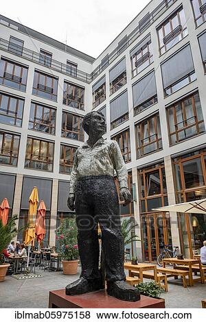 Statue of a man in the courtyard of the Theodor Tucher restaurant near the Brandenburg Gate, Mitte, Berlin, Germany, Europe View Large Photo Image Stock Photo - Statue of a man in the courtyard of the Theodor Tucher restaurant near the Brandenburg Gate, Mitte, Berlin, Germany, Europe. Fotosearch