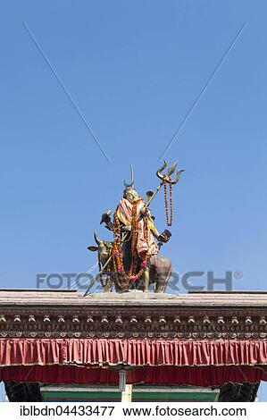 Statue of Lord Shiva, Mahendreswor Temple, Hanuman Dhoka, Durbar Square, Kathmandu, Nepal, Asia View Large Photo Image Stock Photo - Statue of Lord Shiva, Mahendreswor Temple, Hanuman Dhoka, Durbar Square, Kathmandu, Nepal, Asia. Fotosearch