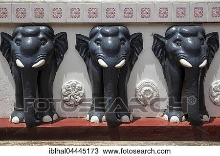 Stone elephants, reliefs, Weherahena Temple, Matara, Southern Province, Sri Lanka, Asia View Large Photo Image Stock Image - Stone elephants, reliefs, Weherahena Temple, Matara, Southern Province, Sri Lanka, Asia. Fotosearch