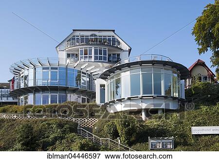 Strandhotel Ostseeblick, hotel at Baltic Sea coast Heringsdorf, imperial baths, Usedom, Mecklenburg-Western Pomerania, Germany, Europe View Large Photo Image Stock Photo - Strandhotel Ostseeblick, hotel at Baltic Sea coast Heringsdorf, imperial baths, Usedom, Mecklenburg-Western Pomerania, Germany, Europe. Fotosearch