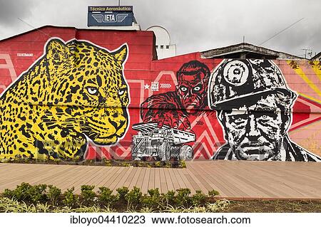 Street art, mural, Bogota, District of Las Américas, Colombia, South America View Large Photo Image Stock Image - Street art, mural, Bogota, District of Las Américas, Colombia, South America. Fotosearch