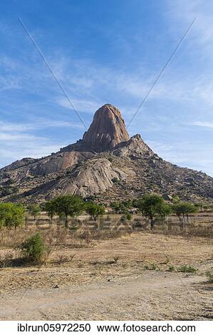Striking granite mountain, Sahel, Chad, Africa View Large Photo Image Stock Image - Striking granite mountain, Sahel, Chad, Africa. Fotosearch