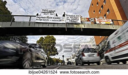 Stuttgart citizens' initiative, banners, road with highest level of fine particles, Stuttgart, Baden-Württemberg, Germany, Europe View Large Photo Image Picture - Stuttgart citizens' initiative, banners, road with highest level of fine particles, Stuttgart, Baden-Württemberg, Germany, Europe. Fotosearch