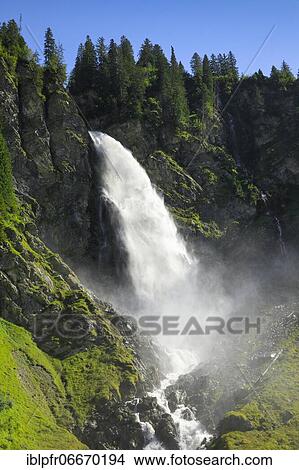 Stäubifall, 100 m, Alp Äsch, Uri, Switzerland, Europe View Large Photo Image Picture - Stäubifall, 100 m, Alp Äsch, Uri, Switzerland, Europe. Fotosearch
