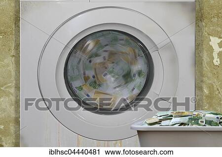 Symbolic, money laundering, money washing in a washing machine View Large Photo Image Stock Image - Symbolic, money laundering, money washing in a washing machine. Fotosearch