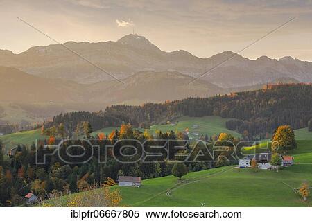 Stock Photography - Säntis Massif, Appenzell, Switzerland, Europe. Fotosearch