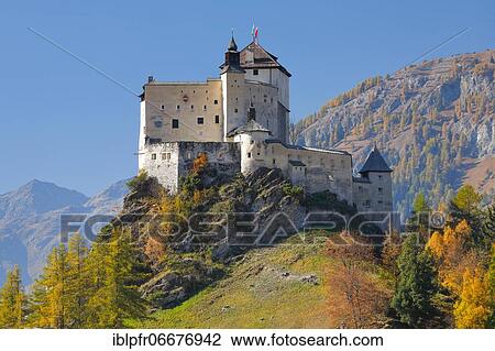 Tarasp Castle, Graubuenden, Switzerland, Europe View Large Photo Image Stock Image - Tarasp Castle, Graubuenden, Switzerland, Europe. Fotosearch