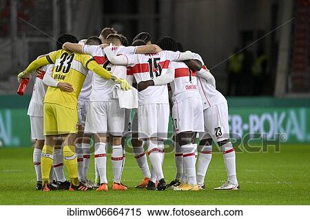 Teambulding, circle of the team in front of the start of the match, VfB Stuttgart, DFB-Pokal, Mercedes-Benz Arena, Stuttgart, Baden-Württemberg, Germany, Europe View Large Photo Image Stock Photography - Teambulding, circle of the team in front of the start of the match, VfB Stuttgart, DFB-Pokal, Mercedes-Benz Arena, Stuttgart, Baden-Württemberg, Germany, Europe. Fotosearch