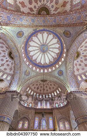 The domes of the blue mosque, Sultan Ahmed Mosque, Istanbul, Turkey, Asia View Large Photo Image Stock Image - The domes of the blue mosque, Sultan Ahmed Mosque, Istanbul, Turkey, Asia. Fotosearch