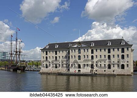Stock Photography - The National Maritime Museum, Amsterdam, Holland, The Netherlands, Europe. Fotosearch