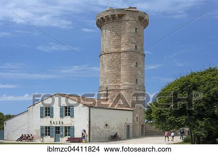The old Phare des Baleines, the lighthouse of whales, from 1682, with museum, Saint-Clément-des-Baleines, Ile de Ré, Vandee, France, Europe View Large Photo Image Picture - The old Phare des Baleines, the lighthouse of whales, from 1682, with museum, Saint-Clément-des-Baleines, Ile de Ré, Vandee, France, Europe. Fotosearch