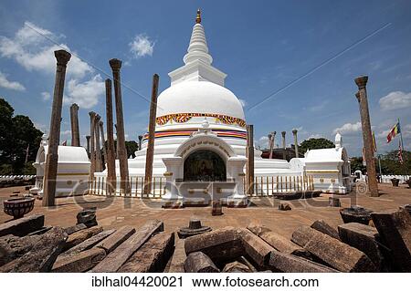 Thuparama Dagoba Temple, Anuradhapura, North Central Province, Sri Lanka, Asia View Large Photo Image Stock Image - Thuparama Dagoba Temple, Anuradhapura, North Central Province, Sri Lanka, Asia. Fotosearch