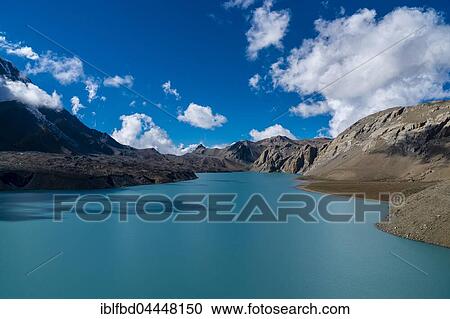Tilicho Lake, Manang District, Annapurna region, Nepal, Asia View Large Photo Image Stock Image - Tilicho Lake, Manang District, Annapurna region, Nepal, Asia. Fotosearch