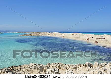 Tourquoise water, Ses Illetes beach, Formentera, Balearic Islands, Spain, Europe View Large Photo Image Picture - Tourquoise water, Ses Illetes beach, Formentera, Balearic Islands, Spain, Europe. Fotosearch