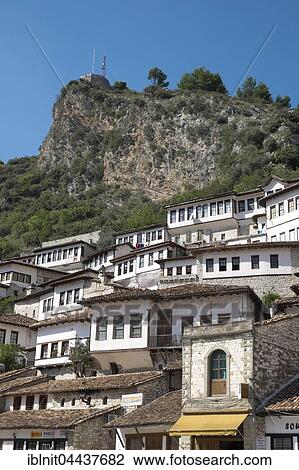 Townscape, City of a Thousand Windows, Berat, Albania, Europe View Large Photo Image Stock Image - Townscape, City of a Thousand Windows, Berat, Albania, Europe. Fotosearch