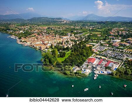 Townscape with Castello di Lazise, Lazise, Lake Garda, Veneto, Italy, Europe View Large Photo Image Stock Photo - Townscape with Castello di Lazise, Lazise, Lake Garda, Veneto, Italy, Europe. Fotosearch
