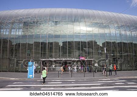 Train station SNCF, Central Station, Strasbourg, Alsace, France, Europe View Large Photo Image Stock Photography - Train station SNCF, Central Station, Strasbourg, Alsace, France, Europe. Fotosearch