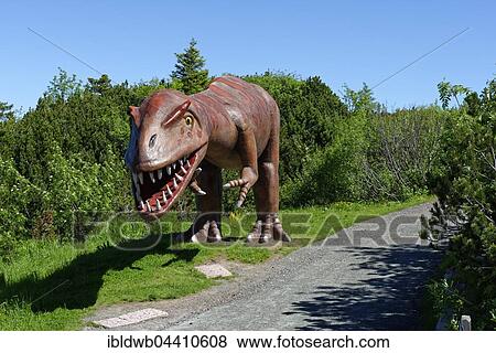 Tyrannosaurus in Triassic Park on Steinplatte, near Waidring, Tyrol, Austria, Europe View Large Photo Image Stock Photo - Tyrannosaurus in Triassic Park on Steinplatte, near Waidring, Tyrol, Austria, Europe. Fotosearch