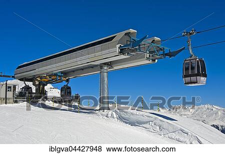 Upper station, gondola, Gletscherbahn Moosfluh, Riederalp ski resort, Canton of Valais, Switzerland, Europe View Large Photo Image Stock Photo - Upper station, gondola, Gletscherbahn Moosfluh, Riederalp ski resort, Canton of Valais, Switzerland, Europe. Fotosearch
