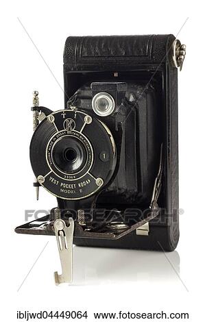 Vest Pocket Kodak Model B, produced from 1912 - 1926, vintage camera View Large Photo Image Picture - Vest Pocket Kodak Model B, produced from 1912 - 1926, vintage camera. Fotosearch