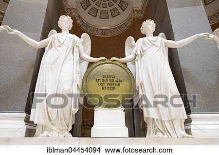 Victory goddesses in Befreiungshalle, Kelheim, Altmühl Valley, Lower Bavaria, Bavaria, Germany, Europe View Large Photo Image Picture - Victory goddesses in Befreiungshalle, Kelheim, Altmühl Valley, Lower Bavaria, Bavaria, Germany, Europe. Fotosearch
