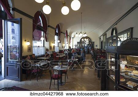 Viennese Café, Kaffeehaus Griensteidl, Michaelerplatz, Vienna, Austria, Europe View Large Photo Image Stock Photo - Viennese Café, Kaffeehaus Griensteidl, Michaelerplatz, Vienna, Austria, Europe. Fotosearch