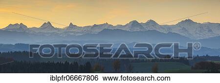 View Emmental, Wetterhorn, Lauteraarhorn, Schreckhorn, Eiger, Mönch, Jungfrau, Bern, Switzerland, Europe View Large Photo Image Stock Photograph - View Emmental, Wetterhorn, Lauteraarhorn, Schreckhorn, Eiger, Mönch, Jungfrau, Bern, Switzerland, Europe. Fotosearch