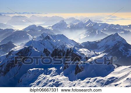 View from Säntis, Appenzell, Switzerland, Europe View Large Photo Image Stock Image - View from Säntis, Appenzell, Switzerland, Europe. Fotosearch