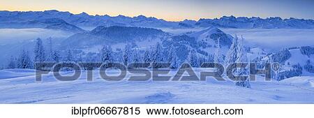 Stock Photography - View from the Rigi, Switzerland, Europe. Fotosearch