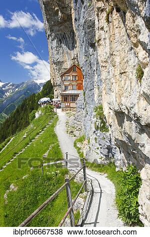 View Hoher Kasten, Appenzell and St. Gallen, Switzerland, Europe View Large Photo Image Stock Photo - View Hoher Kasten, Appenzell and St. Gallen, Switzerland, Europe. Fotosearch