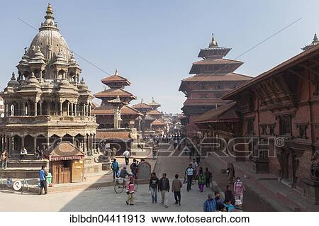 View of Durbar square, buddhist temples, destroyed at earthquake April 2015, Patan, Nepal, Asia View Large Photo Image Stock Image - View of Durbar square, buddhist temples, destroyed at earthquake April 2015, Patan, Nepal, Asia. Fotosearch