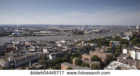 View of Elbe, jetties, harbour, Hamburg, Germany, Europe View Large Photo Image Stock Photo - View of Elbe, jetties, harbour, Hamburg, Germany, Europe. Fotosearch