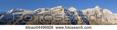 View of Grossglockner from Franz-Josefs-Höhe, Glockner Group, Carinthia, Austria, Europe View Large Photo Image Stock Photo - View of Grossglockner from Franz-Josefs-Höhe, Glockner Group, Carinthia, Austria, Europe. Fotosearch