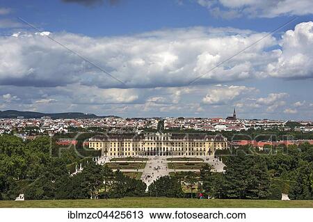 View of Schönbrunn Palace and city from Gloriette, Schönbrunn, Vienna, Austria, Europe View Large Photo Image Stock Image - View of Schönbrunn Palace and city from Gloriette, Schönbrunn, Vienna, Austria, Europe. Fotosearch