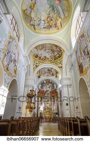 View of the altar and fresco cycle on the life of Mary Work of the Baroque painter Johann Wenzel Bergl (1719-1789), Mariazell Basilica in the Vienna Woods, Lower Austria, Austria, Europe View Large Photo Image Stock Photo - View of the altar and fresco cycle on the life of Mary Work of the Baroque painter Johann Wenzel Bergl (1719-1789), Mariazell Basilica in the Vienna Woods, Lower Austria, Austria, Europe. Fotosearch