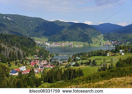 View of villages Dobsinska Masa and Dedinky, reservoir Palcmanska Masa, National Park Slovak Paradise, region Kosice, Western Carpathians, Slovakia, Europe View Large Photo Image Stock Photo - View of villages Dobsinska Masa and Dedinky, reservoir Palcmanska Masa, National Park Slovak Paradise, region Kosice, Western Carpathians, Slovakia, Europe. Fotosearch