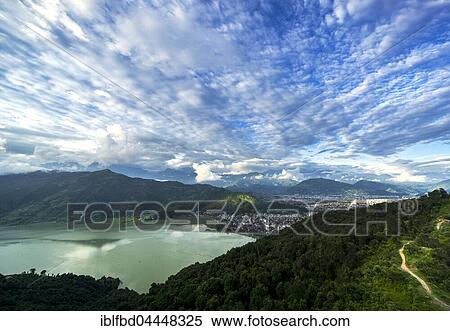 View on the city and the Phewa Lake, Pokhara, Kaski District, Nepal, Asia View Large Photo Image Stock Photography - View on the city and the Phewa Lake, Pokhara, Kaski District, Nepal, Asia. Fotosearch