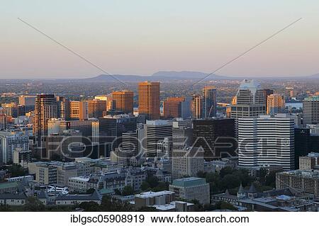 View on the city of Montreal, Montreal Quebec Province, Canada, North America View Large Photo Image Stock Photo - View on the city of Montreal, Montreal Quebec Province, Canada, North America. Fotosearch