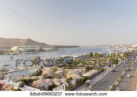 View over the river Nile, Aswan, Egypt, Africa View Large Photo Image Stock Photo - View over the river Nile, Aswan, Egypt, Africa. Fotosearch