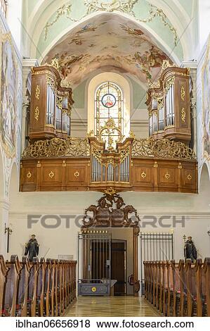 View to the organ, Basilica Mariazell in the Vienna Woods, Lower Austria, Austria, Europe View Large Photo Image Stock Photo - View to the organ, Basilica Mariazell in the Vienna Woods, Lower Austria, Austria, Europe. Fotosearch