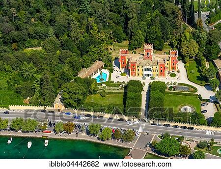 Villa Albertini, Garda, Lake Garda, Veneto, Italy, Europe View Large Photo Image Stock Image - Villa Albertini, Garda, Lake Garda, Veneto, Italy, Europe. Fotosearch