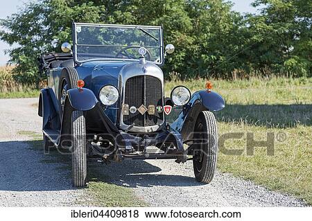 Vintage car, Citroen B10, Torpedo Commerciale, built in 1925, 4-cylinder inline engine, engine capacity 1470 cc, 20 PS, all-steel body View Large Photo Image Stock Photo - Vintage car, Citroen B10, Torpedo Commerciale, built in 1925, 4-cylinder inline engine, engine capacity 1470 cc, 20 PS, all-steel body. Fotosearch