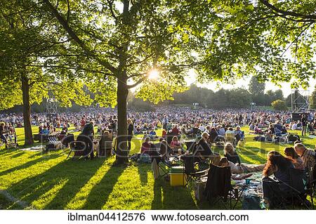 Visitors at the Classic Open Air at the Picnic in the Park, Luitpoldhain, Nuremberg, Mittelfranken, Franconia, Bavaria, Germany, Europe View Large Photo Image Stock Photograph - Visitors at the Classic Open Air at the Picnic in the Park, Luitpoldhain, Nuremberg, Mittelfranken, Franconia, Bavaria, Germany, Europe. Fotosearch