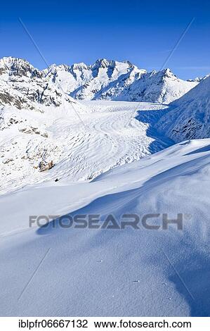 Wannenhörner and Aletsch glacier in winter, Valais, Switzerland, Europe View Large Photo Image Stock Image - Wannenhörner and Aletsch glacier in winter, Valais, Switzerland, Europe. Fotosearch