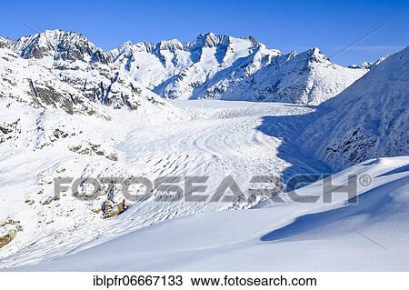 Wannenhörner and Aletsch glacier in winter, Valais, Switzerland, Europe View Large Photo Image Stock Image - Wannenhörner and Aletsch glacier in winter, Valais, Switzerland, Europe. Fotosearch