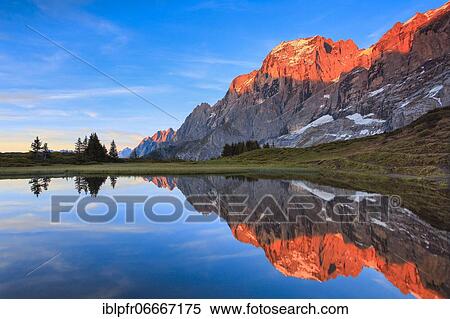 Wellhorn and Engelhörner with mountain lake, Bernese Oberland, Switzerland, Europe View Large Photo Image Stock Photography - Wellhorn and Engelhörner with mountain lake, Bernese Oberland, Switzerland, Europe. Fotosearch