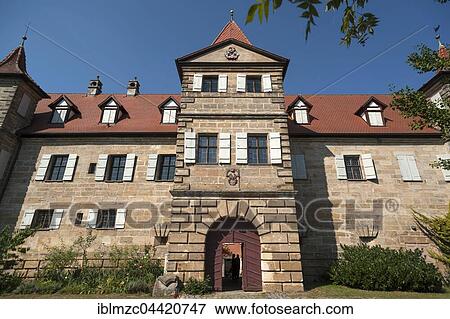 Wels Castle, 17th century, Neunhof, Lauf an der Pegnitz, Middle Franconia, Bavaria, Germany, Europe View Large Photo Image Stock Photo - Wels Castle, 17th century, Neunhof, Lauf an der Pegnitz, Middle Franconia, Bavaria, Germany, Europe. Fotosearch