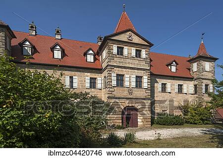 Wels Castle, 17th century, Neunhof, Lauf an der Pegnitz, Middle Franconia, Bavaria, Germany, Europe View Large Photo Image Stock Photograph - Wels Castle, 17th century, Neunhof, Lauf an der Pegnitz, Middle Franconia, Bavaria, Germany, Europe. Fotosearch
