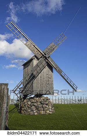 Windmill, Folk Culture Centre, Angla, Saaremaa, Estonia, Europe View Large Photo Image Stock Image - Windmill, Folk Culture Centre, Angla, Saaremaa, Estonia, Europe. Fotosearch